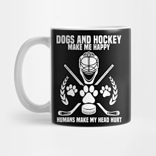 Hockey Makes Me Ice Hockey Happy Player Gift Penalty Box Mug